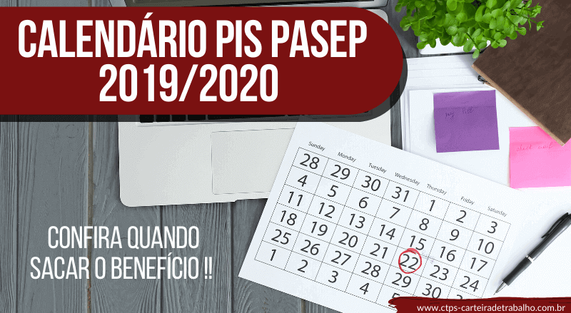 Calendário PIS/PASEP 2019/2020 – ATUALIZADO!