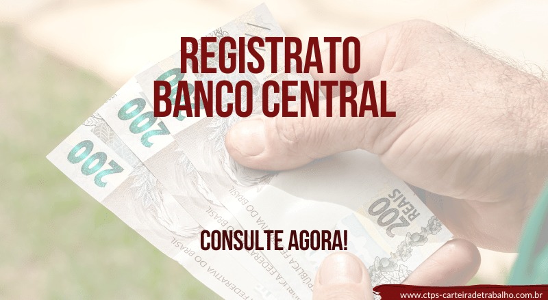 Banco Central Registrato: Como sacar os valores?